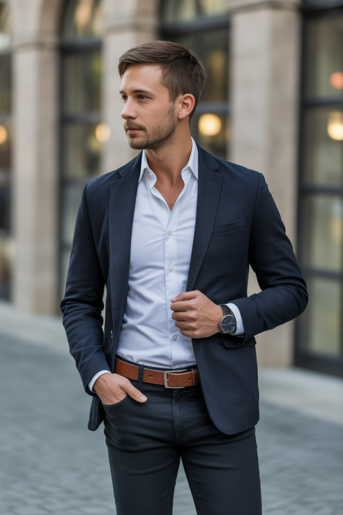 Sports Coat + Dark Jeans