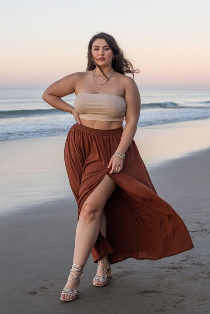 Tube Top + Maxi Skirt