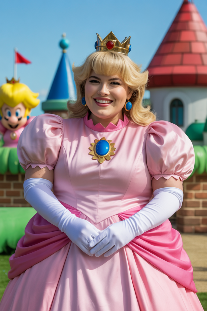 plus size princess peach
