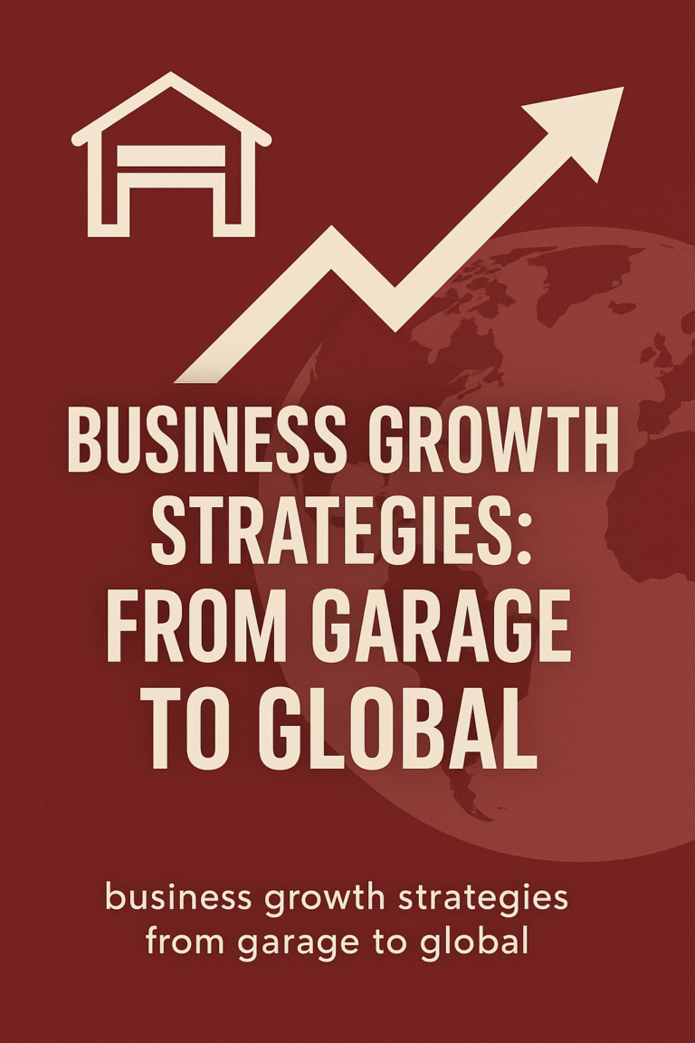 business growth strategies from garage 2 global